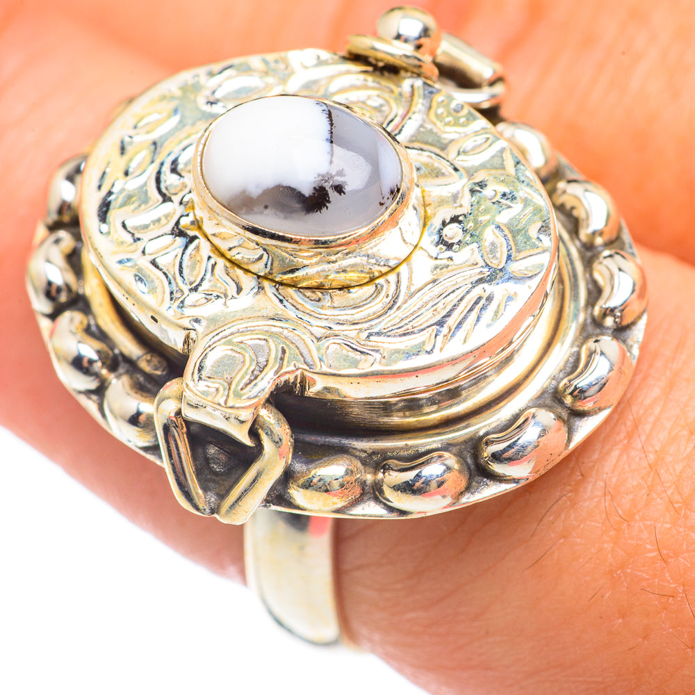 Dendritic Opal Rings handcrafted by Anasilvercos - RING68368