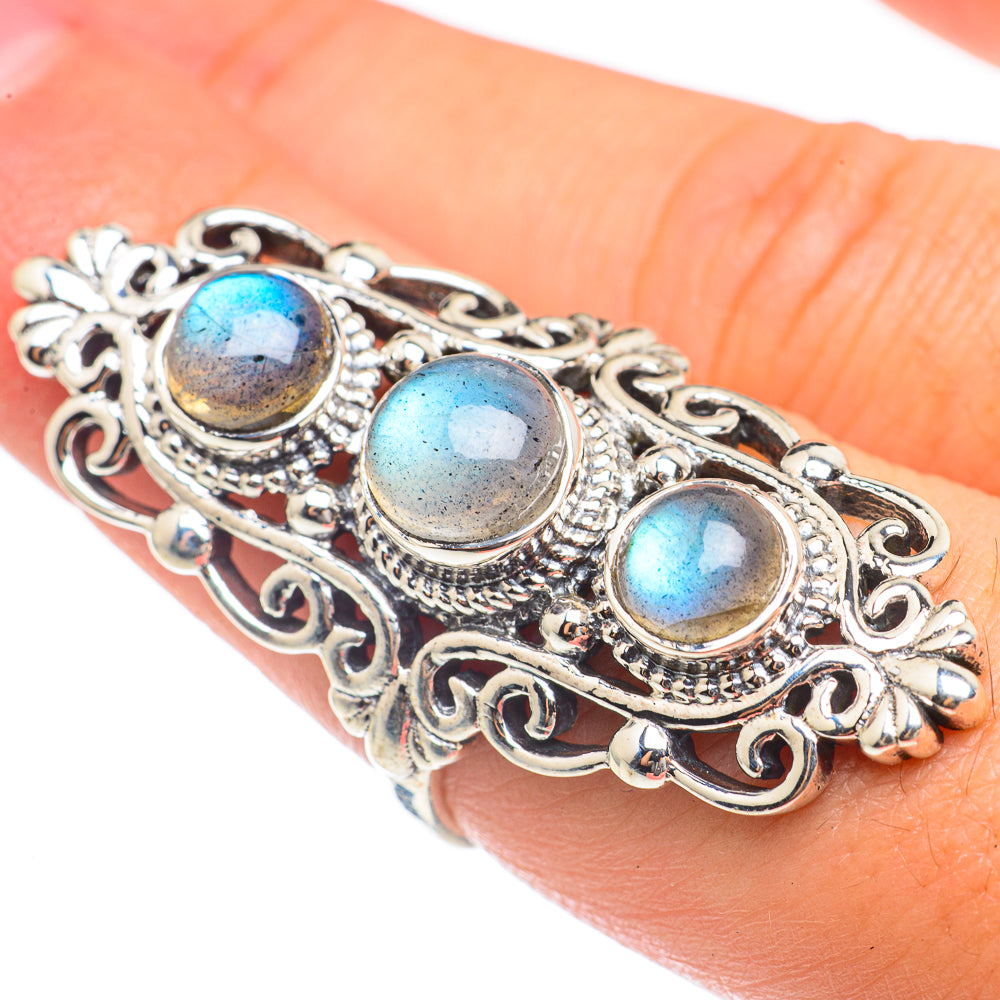 Labradorite Rings handcrafted by Anasilvercos - RING68372