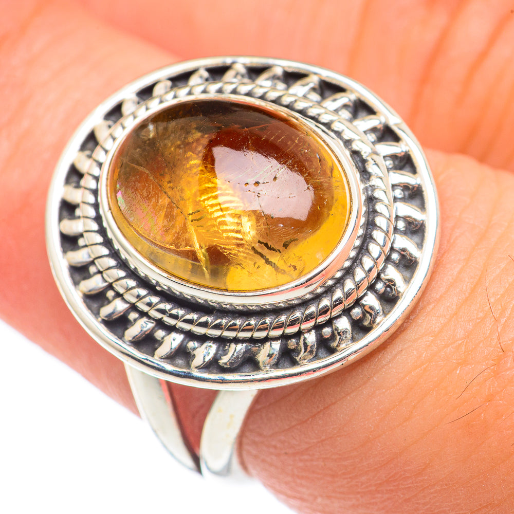 Citrine Rings handcrafted by Anasilvercos - RING68420