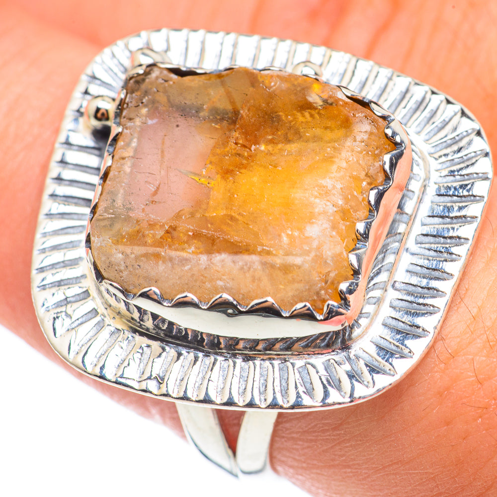 Rose Quartz Rings handcrafted by Anasilvercos - RING68421