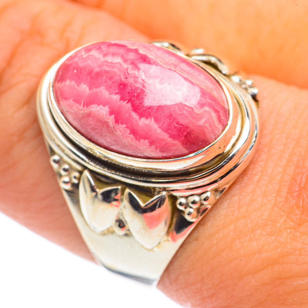 Rhodochrosite Rings handcrafted by Anasilvercos - RING68423