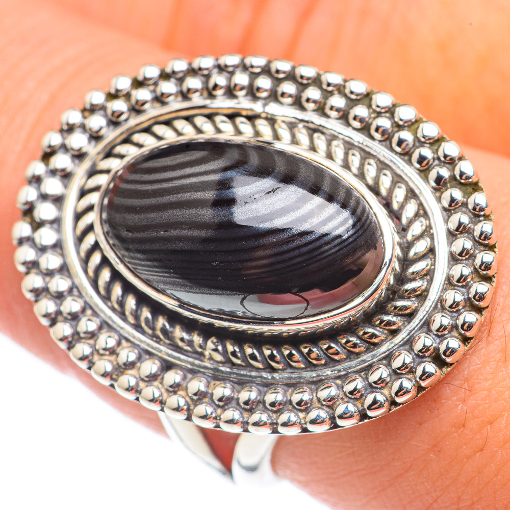 Psilomelane Rings handcrafted by Anasilvercos - RING68432