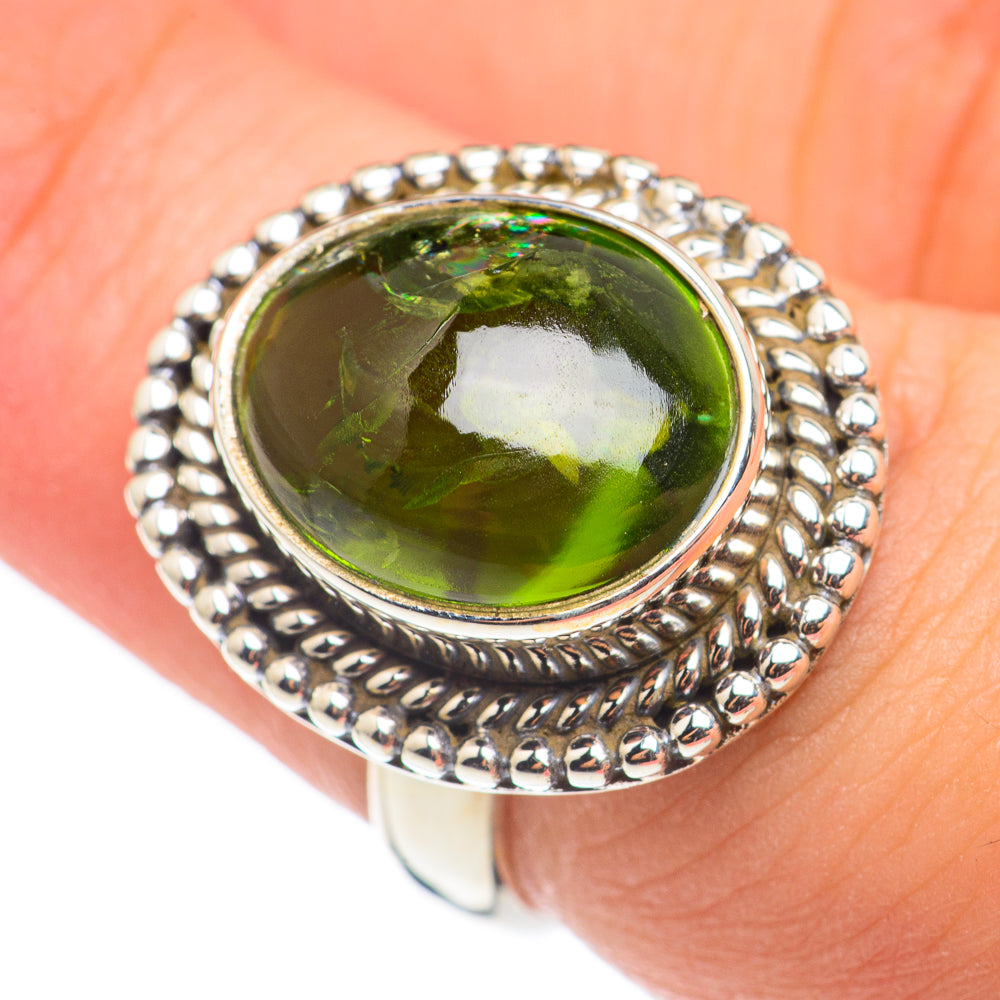 Peridot Rings handcrafted by Anasilvercos - RING68450