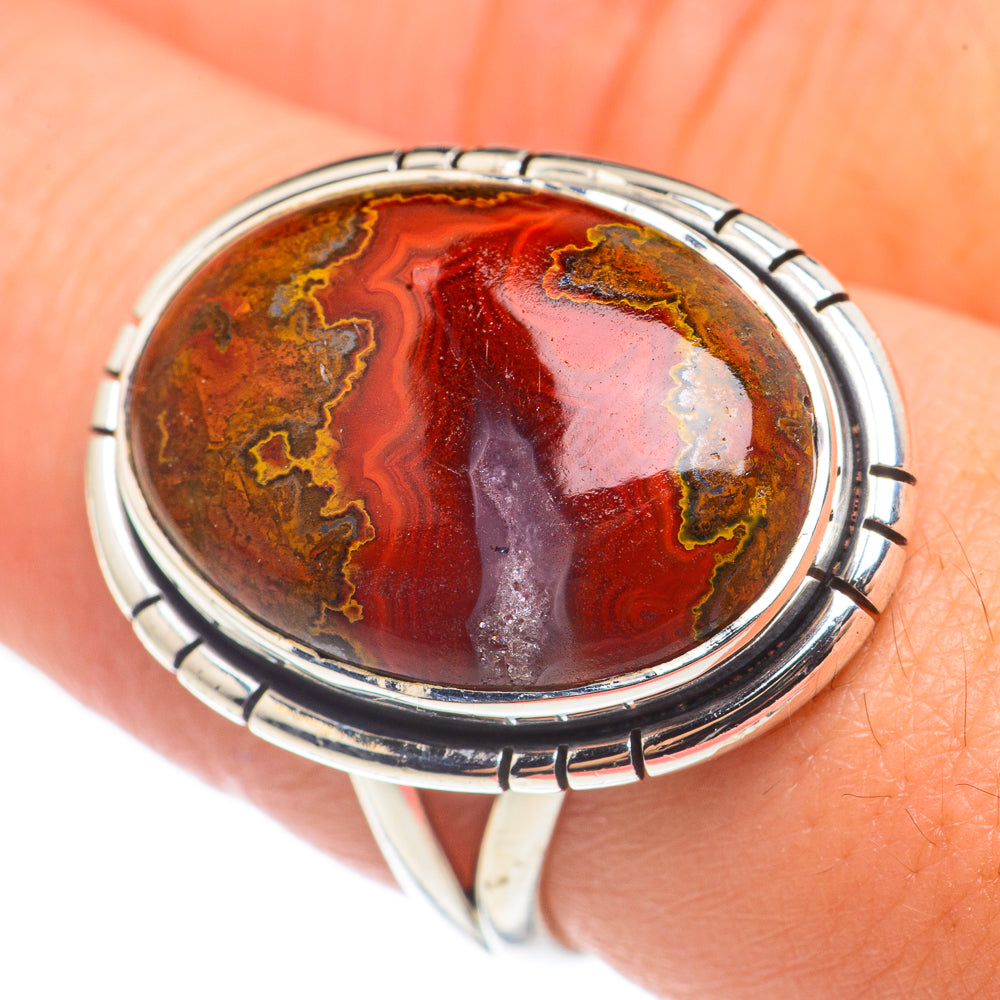 Ammonite Fossil Rings handcrafted by Anasilvercos - RING68482