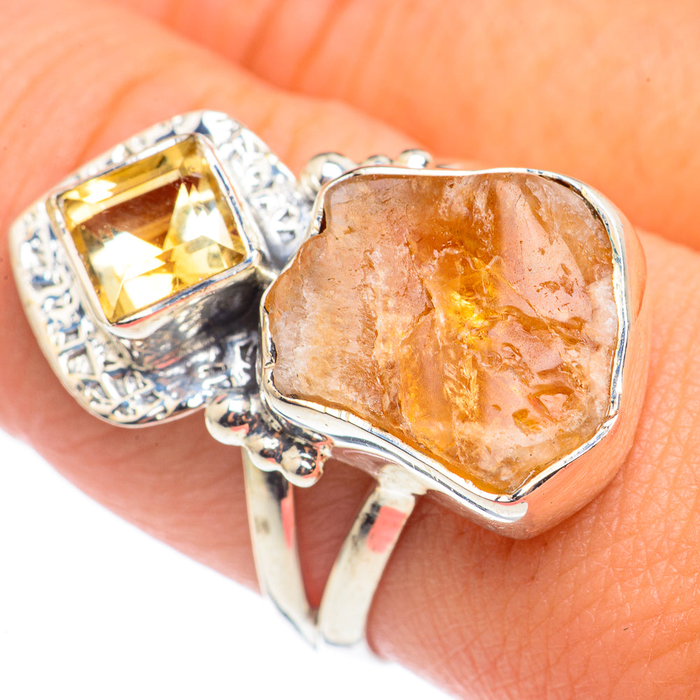 Citrine Rings handcrafted by Anasilvercos - RING68486