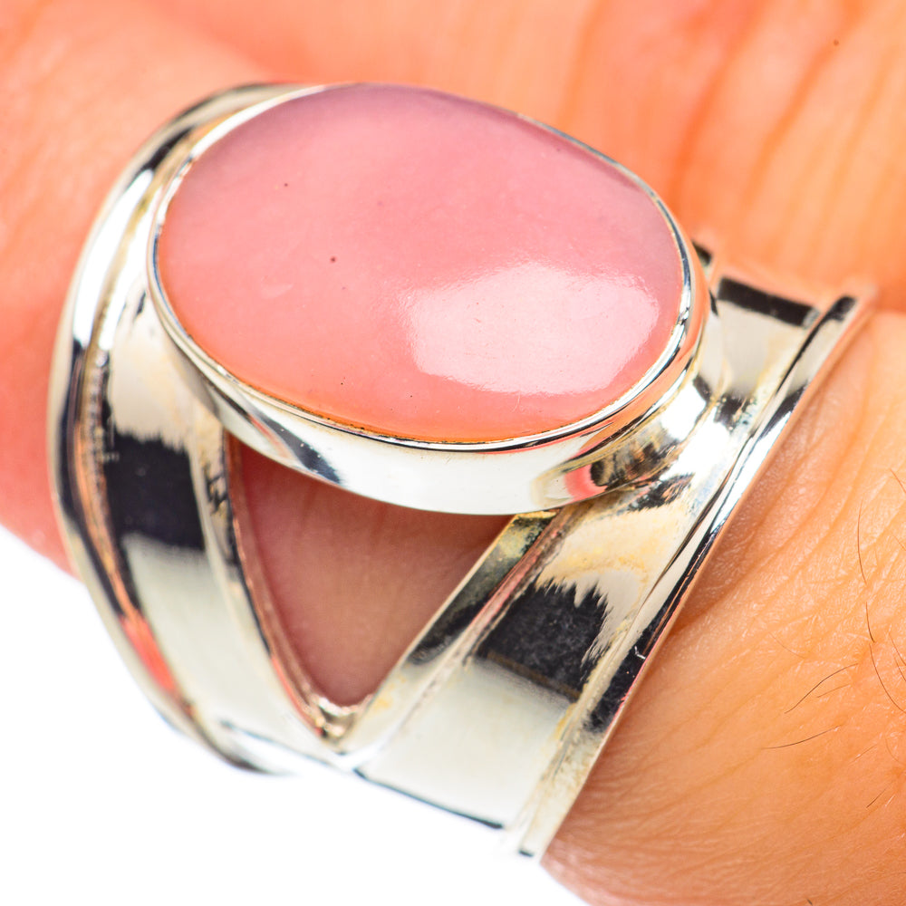 Pink Opal Rings handcrafted by Anasilvercos - RING68489