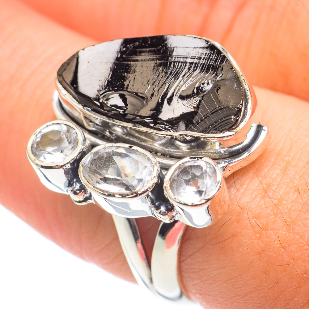 Shungite Rings handcrafted by Anasilvercos - RING68497