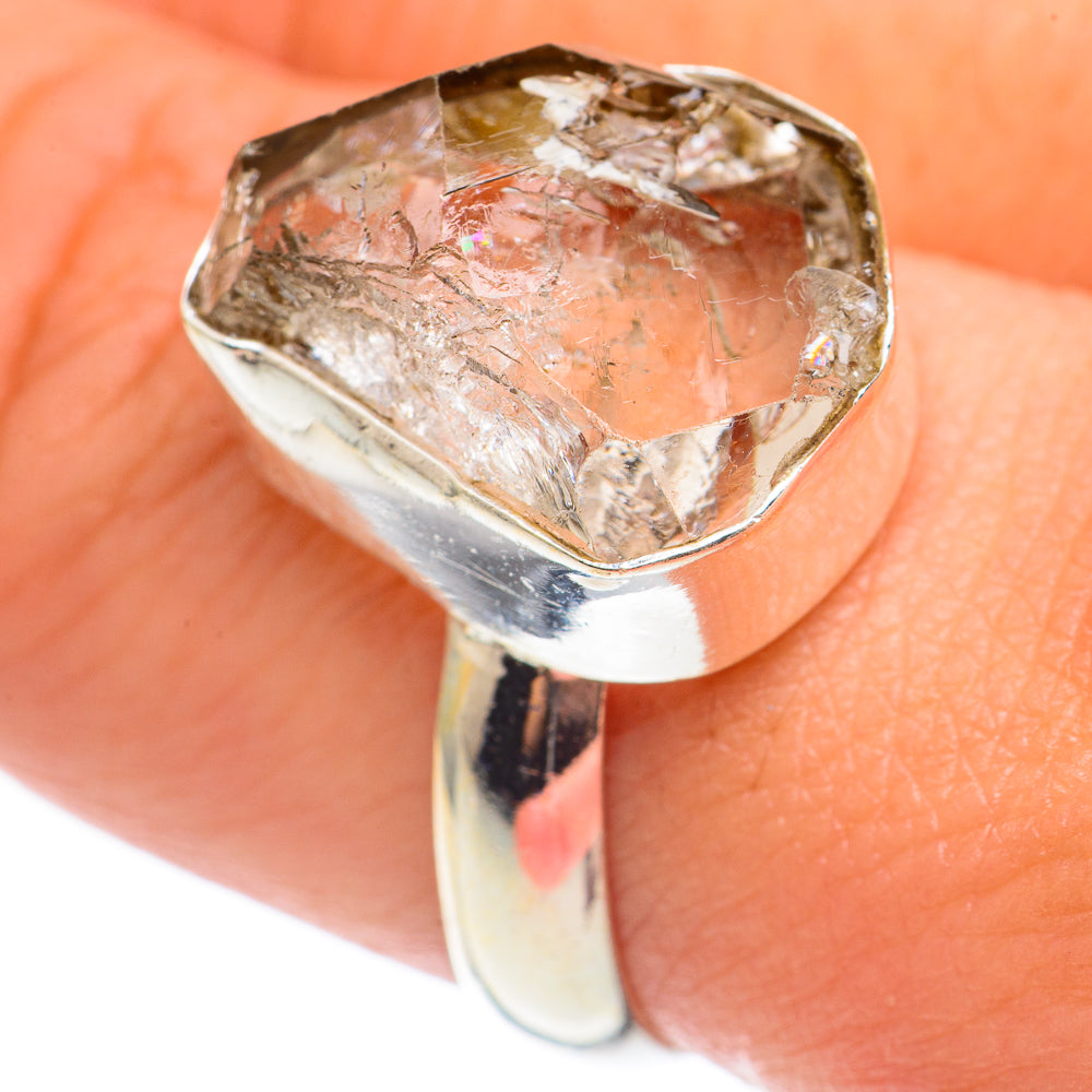Herkimer Diamond Rings handcrafted by Anasilvercos - RING68501