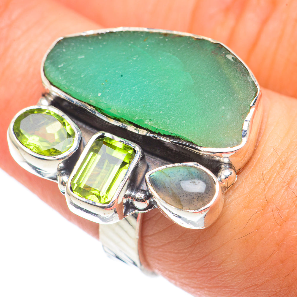 Chrysoprase Rings handcrafted by Anasilvercos - RING68511