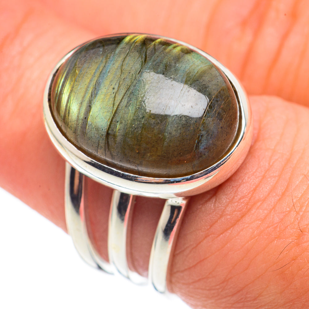 Labradorite Rings handcrafted by Anasilvercos - RING68539
