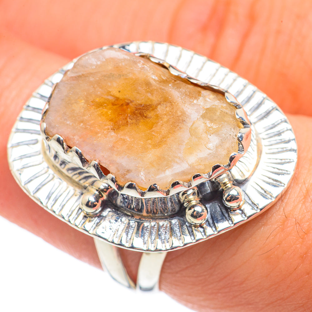 Citrine Rings handcrafted by Anasilvercos - RING68546