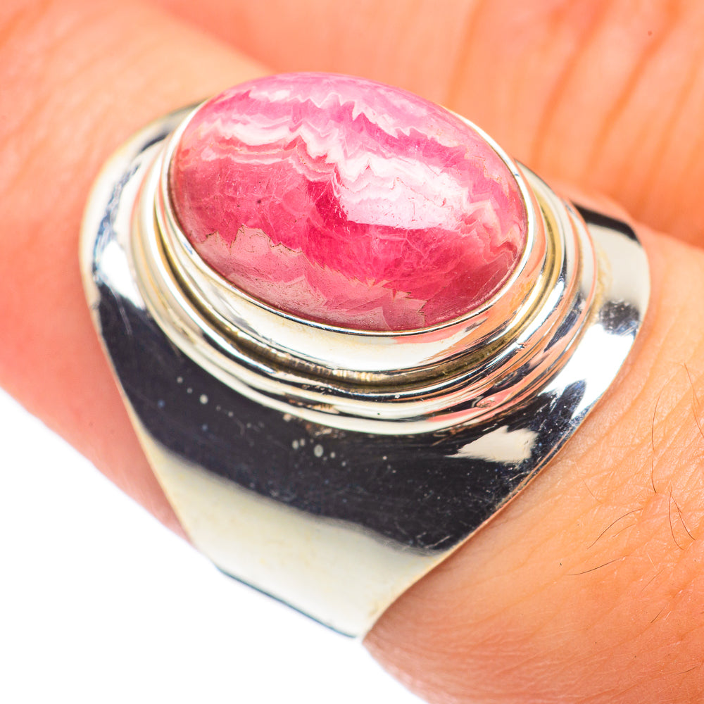 Rhodochrosite Rings handcrafted by Anasilvercos - RING68550