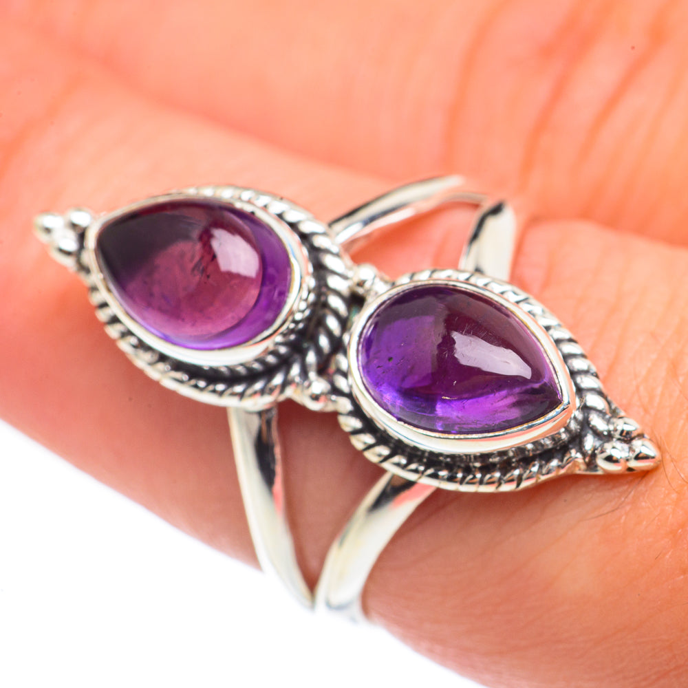 Amethyst Rings handcrafted by Anasilvercos - RING68552