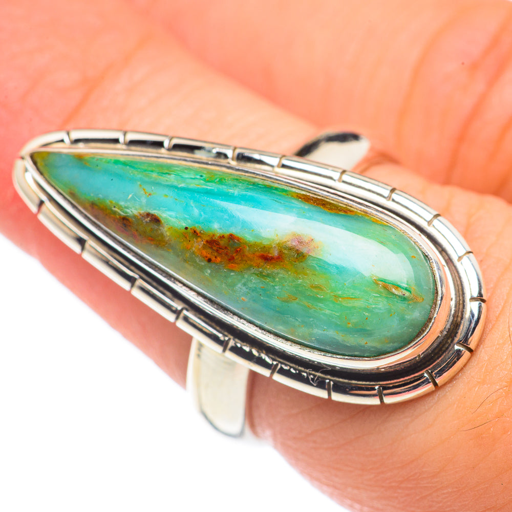 Peruvian Opal Rings handcrafted by Anasilvercos - RING68563