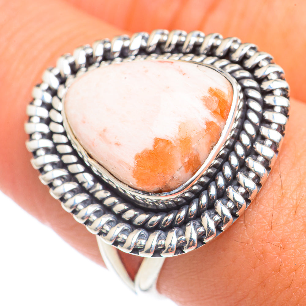 Scolecite Rings handcrafted by Anasilvercos - RING68573