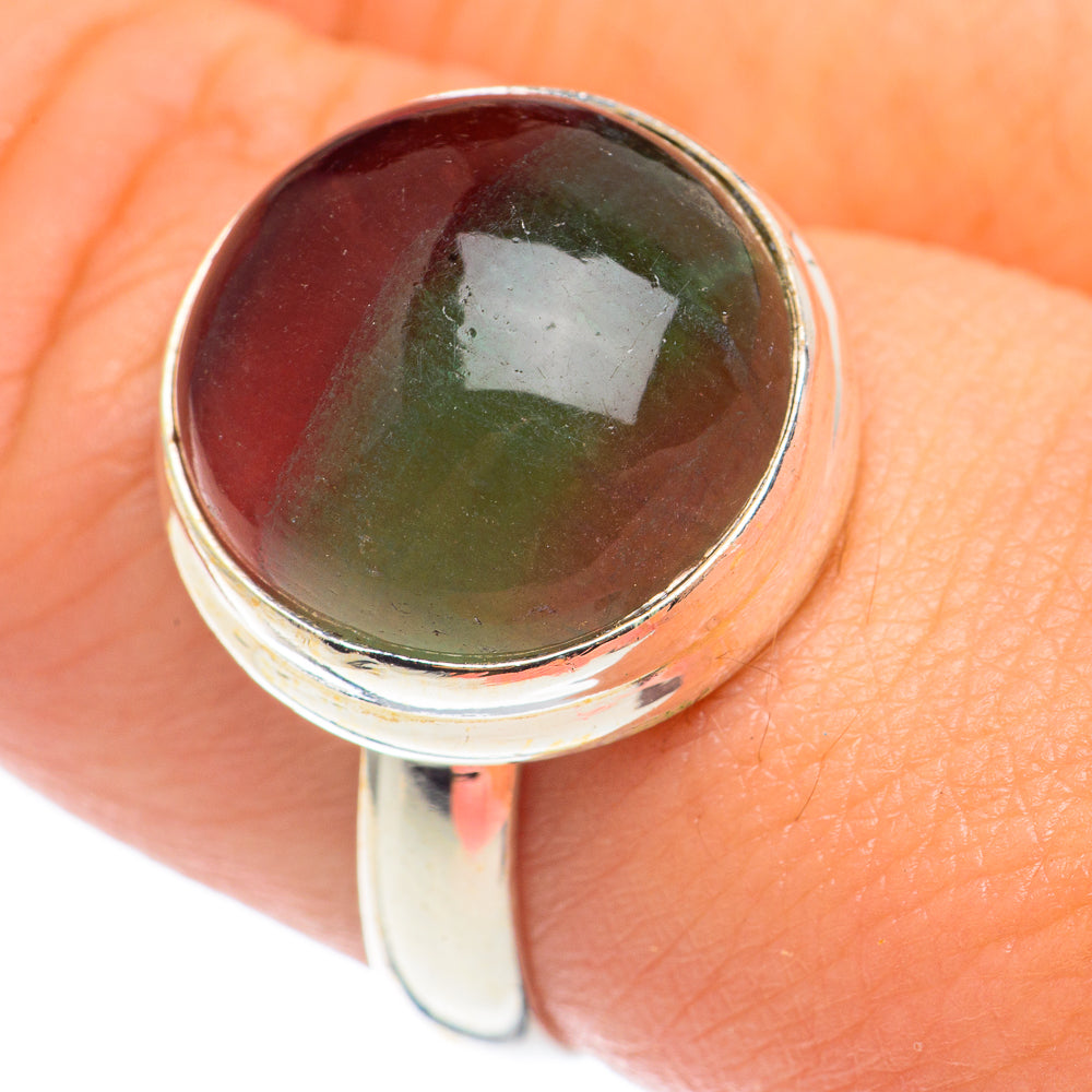 Green Fluorite Rings handcrafted by Anasilvercos - RING68588