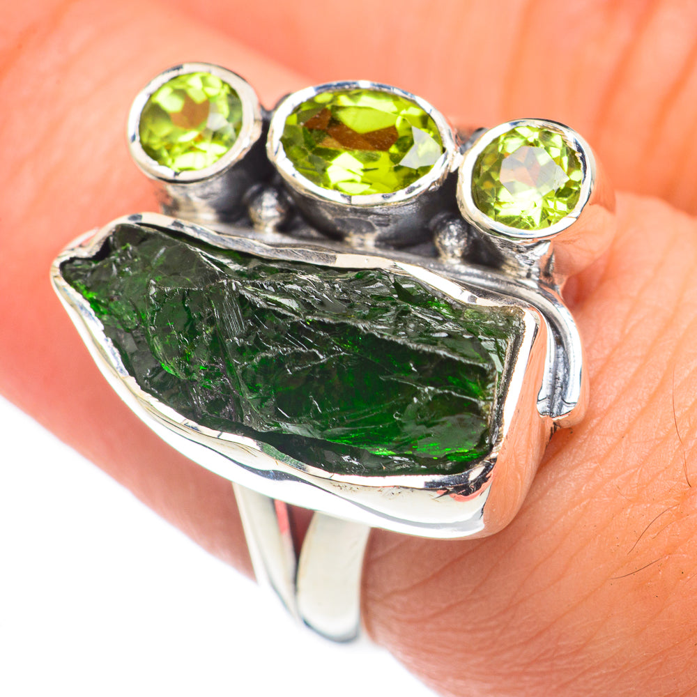 Peridot Rings handcrafted by Anasilvercos - RING68597