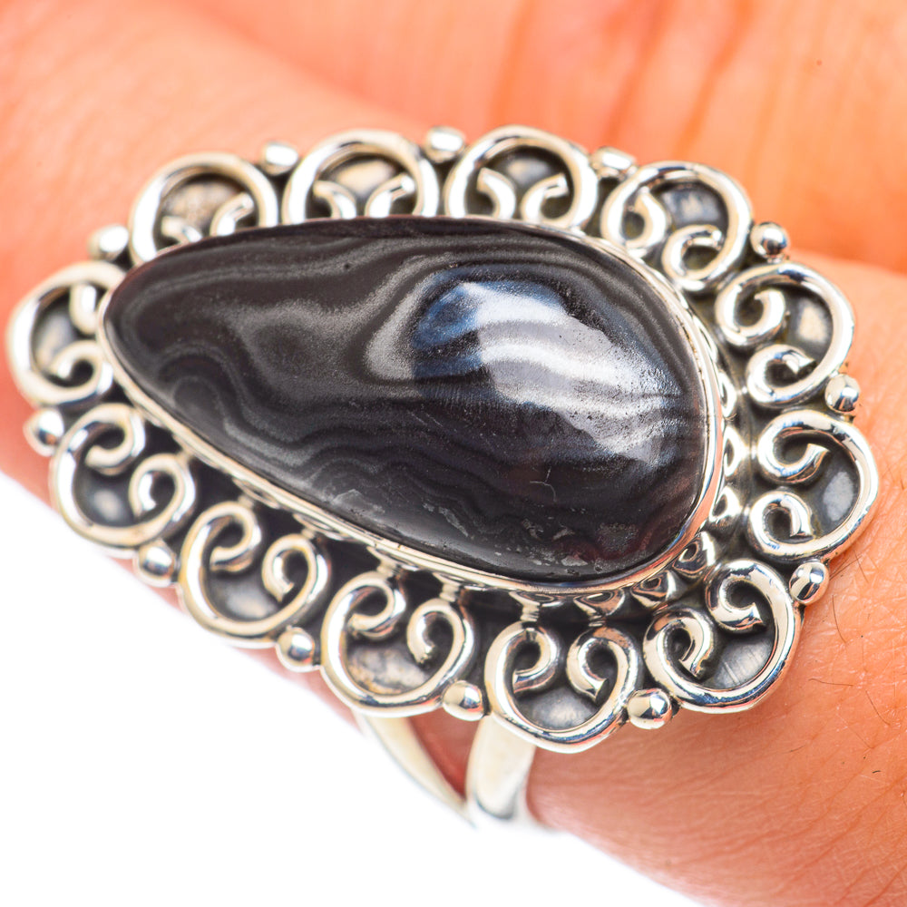 Psilomelane Rings handcrafted by Anasilvercos - RING68611