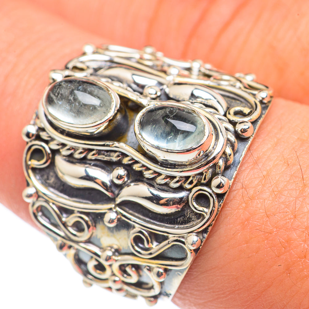 Aquamarine Rings handcrafted by Anasilvercos - RING68619