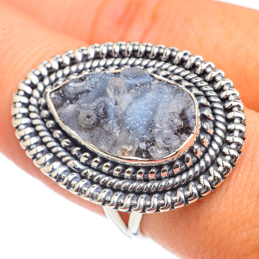 Desert Druzy Rings handcrafted by Anasilvercos - RING68652