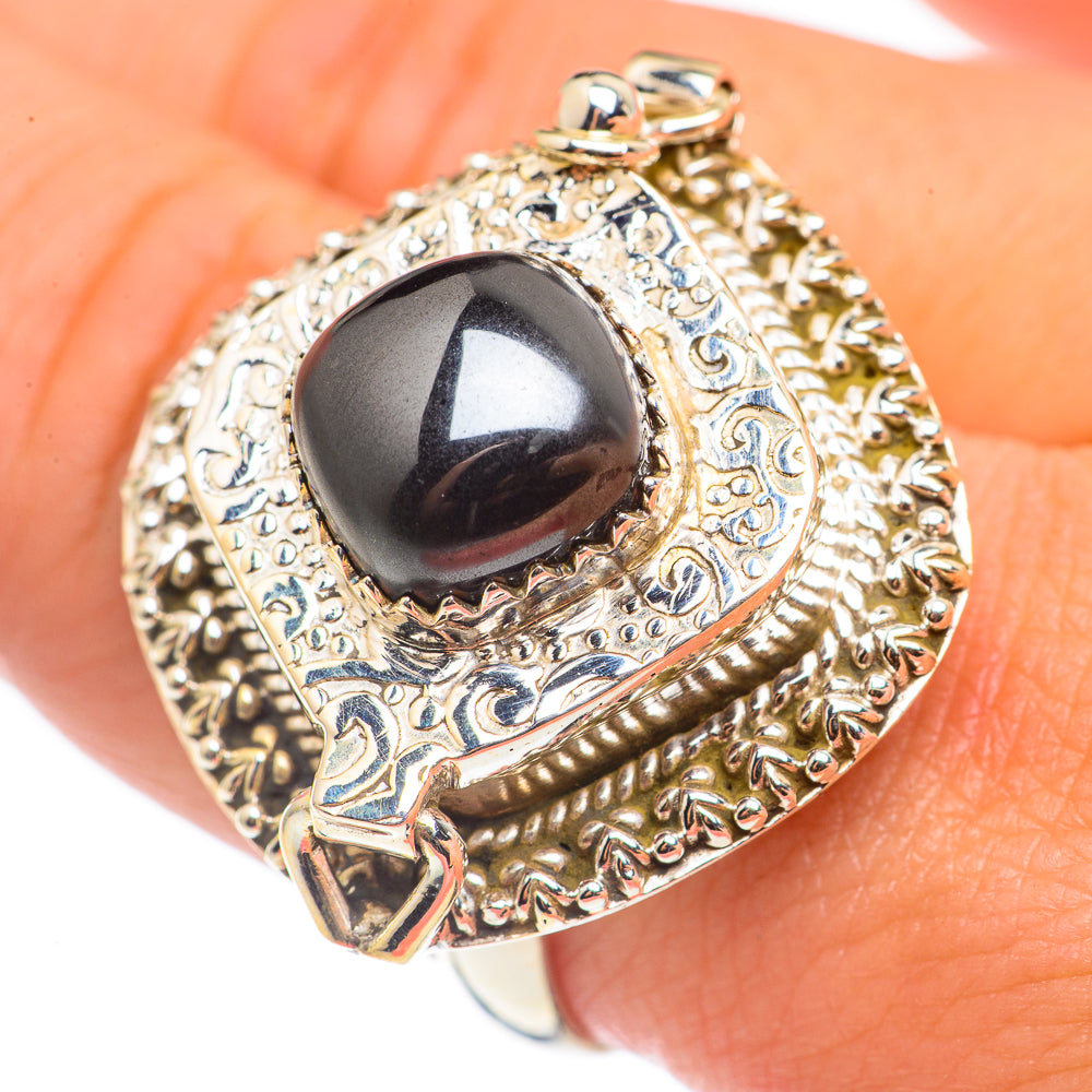 Hematite Rings handcrafted by Anasilvercos - RING68653