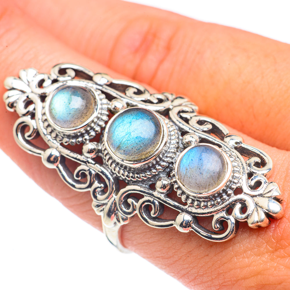 Labradorite Rings handcrafted by Anasilvercos - RING68659