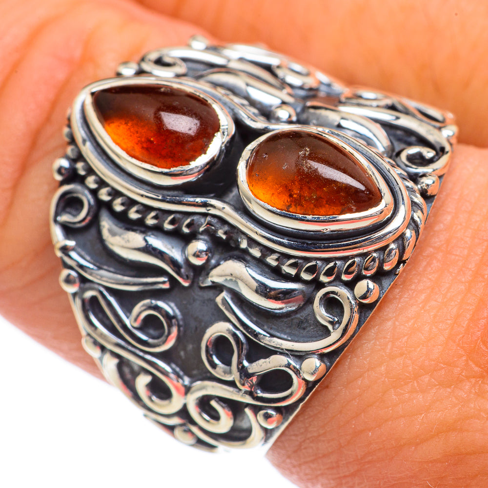 Baltic Amber Rings handcrafted by Anasilvercos - RING68687