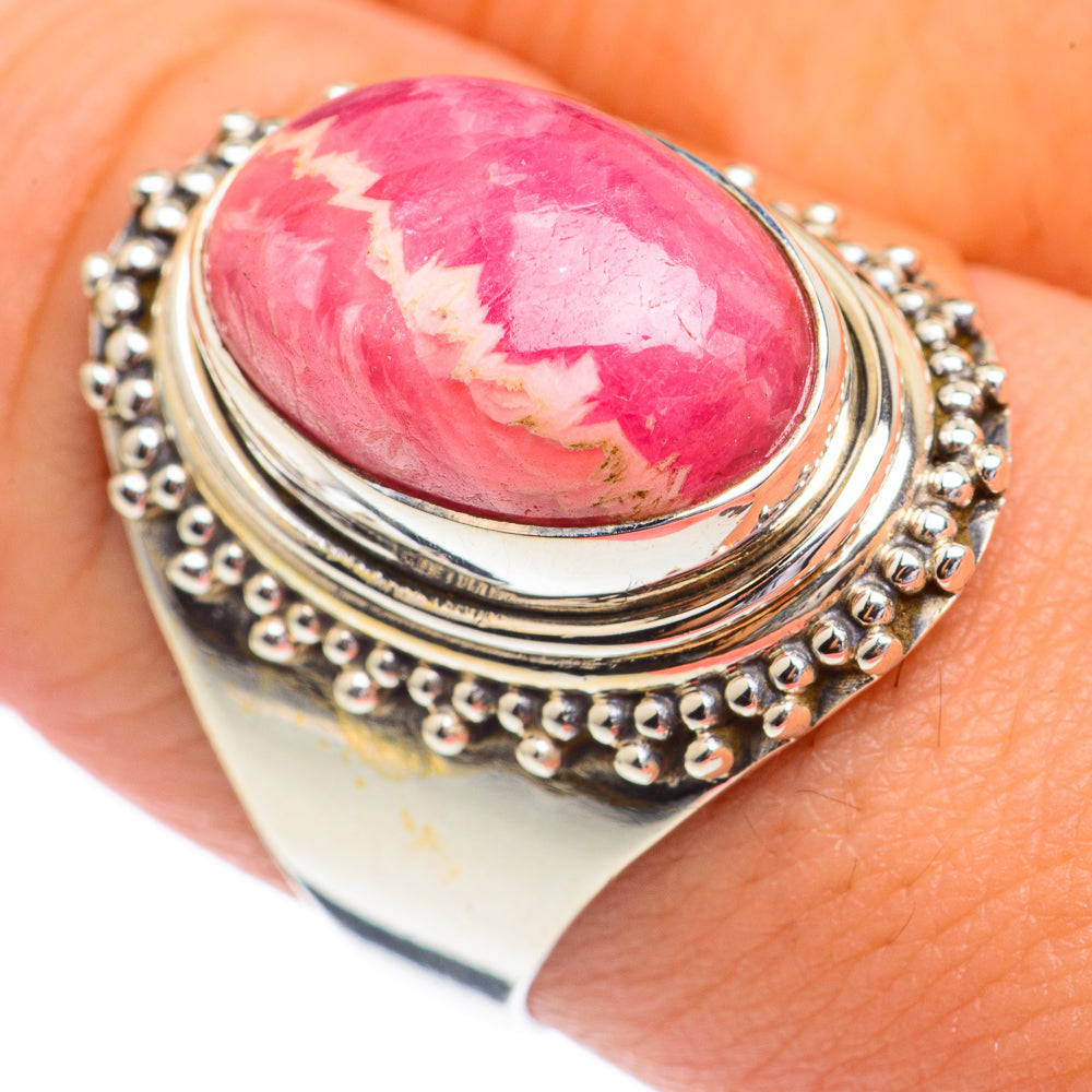 Rhodochrosite Rings handcrafted by Anasilvercos - RING68691