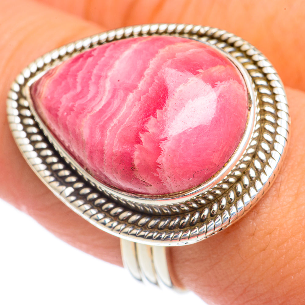 Rhodochrosite Rings handcrafted by Anasilvercos - RING68692
