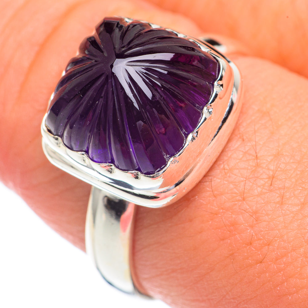 Amethyst Rings handcrafted by Anasilvercos - RING68697