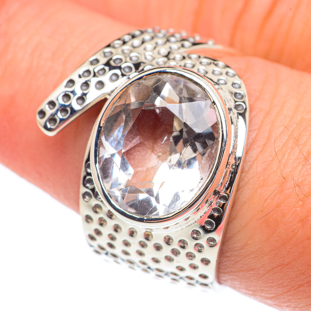White Quartz Rings handcrafted by Anasilvercos - RING68705