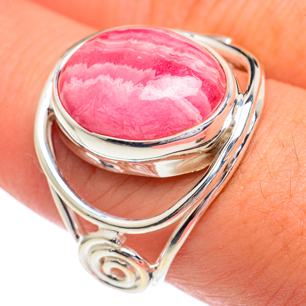Rhodochrosite Rings handcrafted by Anasilvercos - RING68723