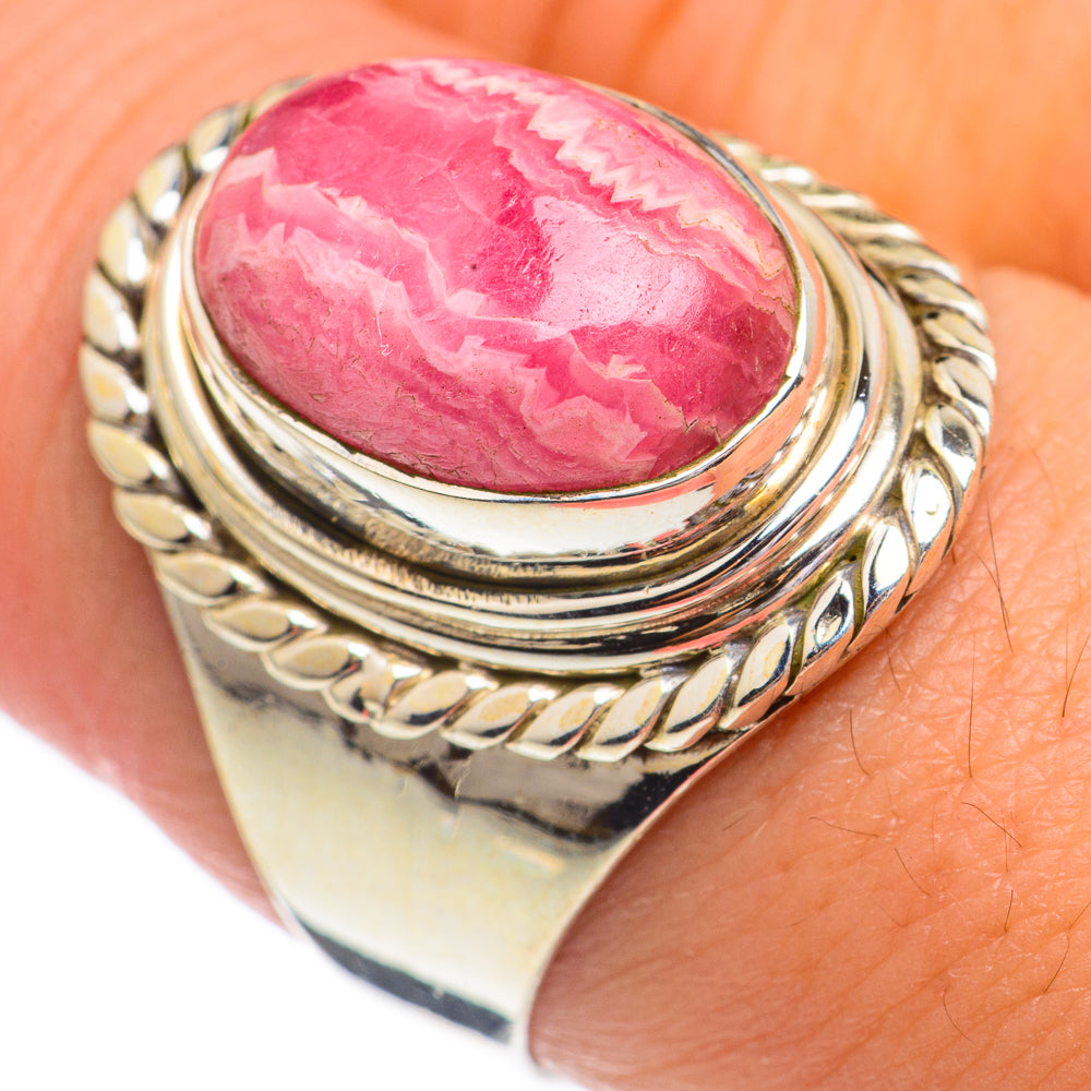 Rhodochrosite Rings handcrafted by Anasilvercos - RING68725