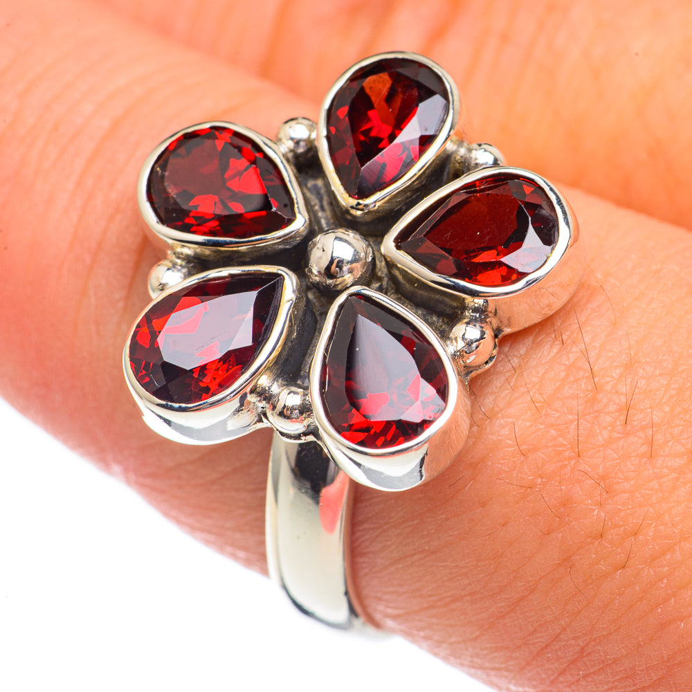 Garnet Rings handcrafted by Anasilvercos - RING68728