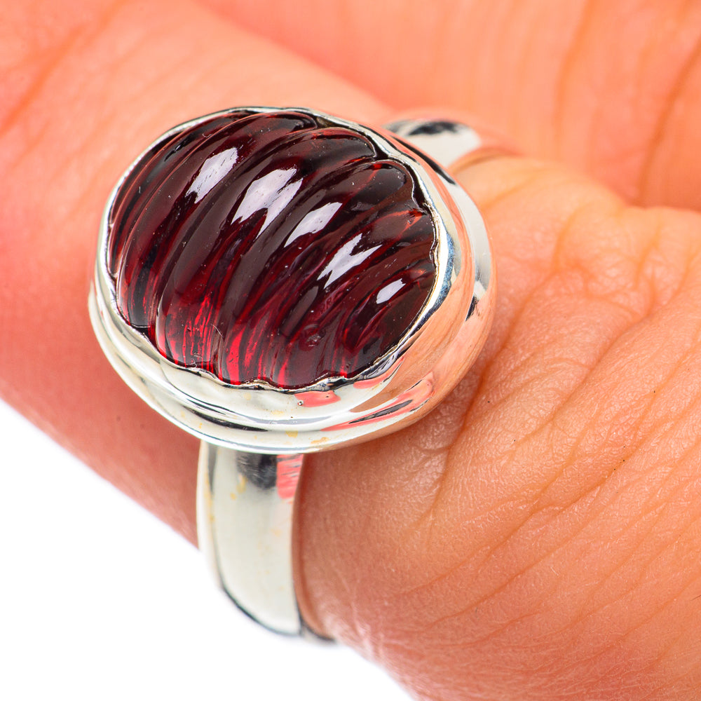 Garnet Rings handcrafted by Anasilvercos - RING68729