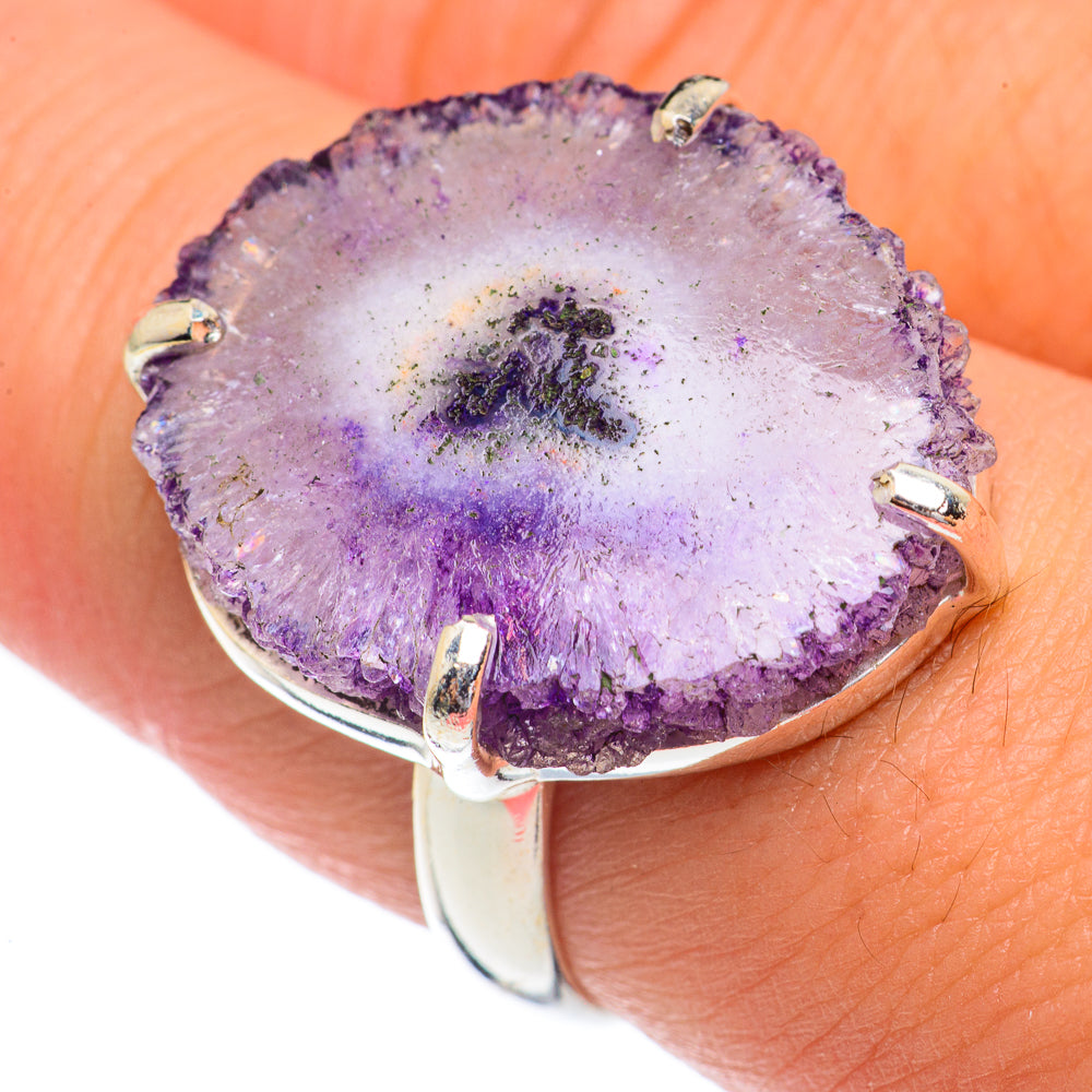Amethyst Stalactite Rings handcrafted by Anasilvercos - RING68730