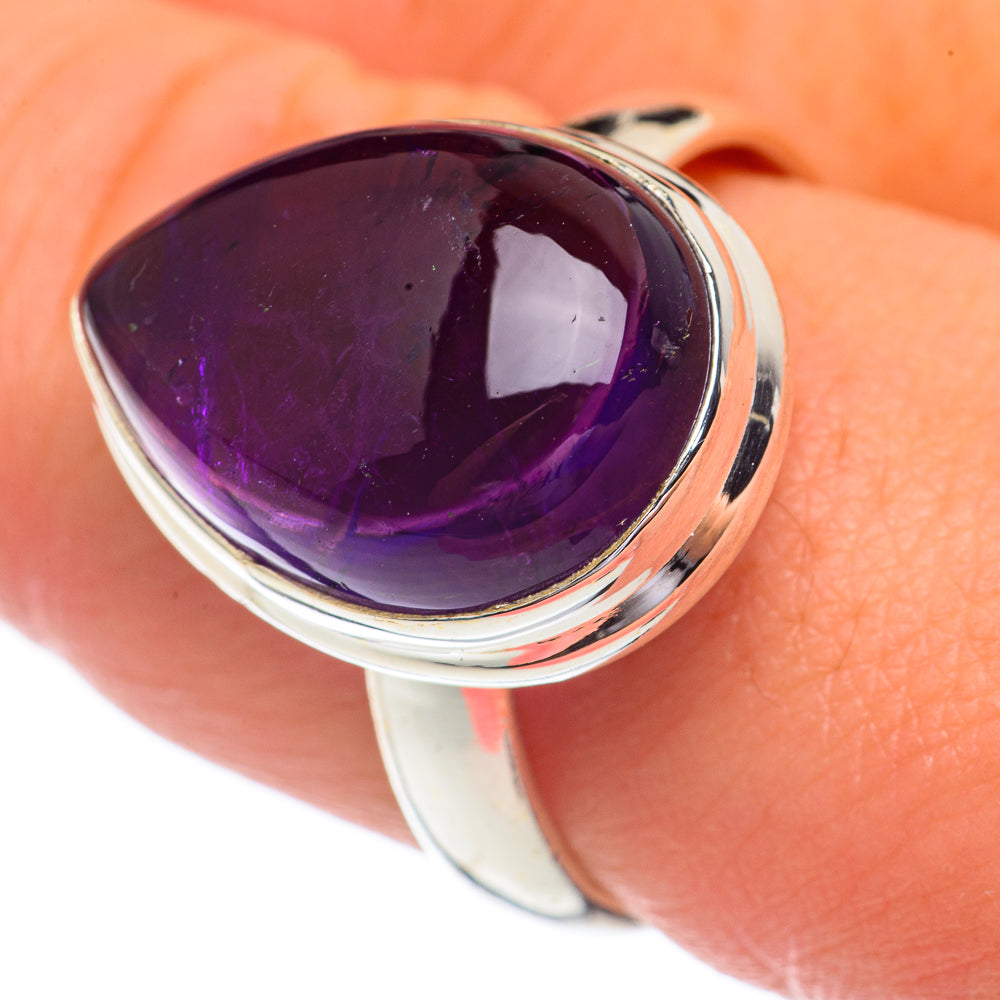 Amethyst Rings handcrafted by Anasilvercos - RING68731