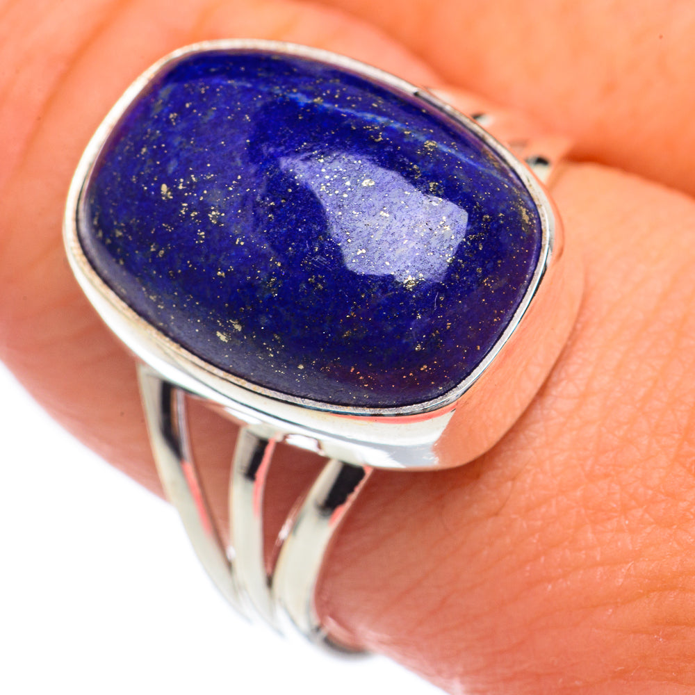 Lapis Lazuli Rings handcrafted by Anasilvercos - RING68744