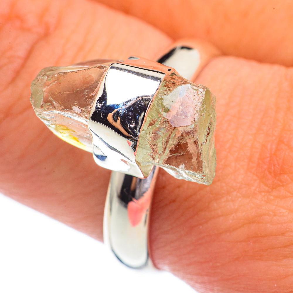 Prehnite Rings handcrafted by Anasilvercos - RING68749