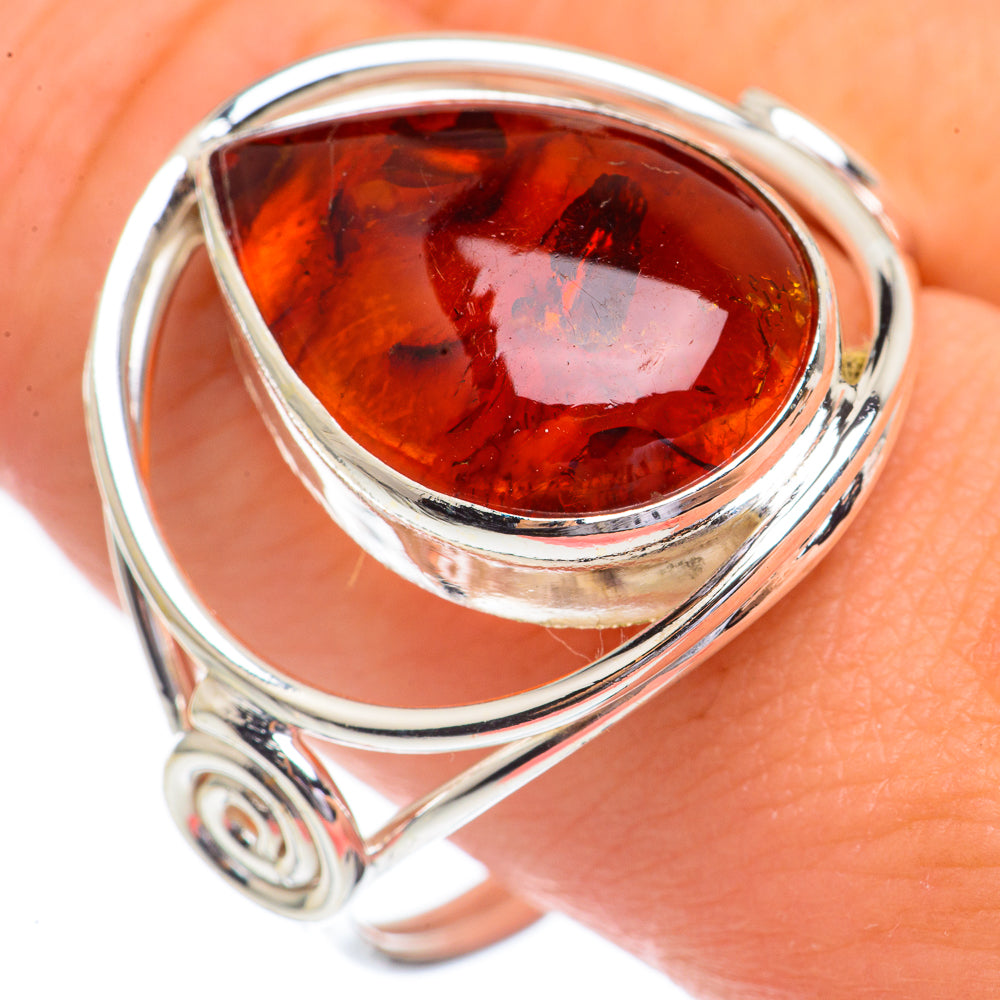Baltic Amber Rings handcrafted by Anasilvercos - RING68755