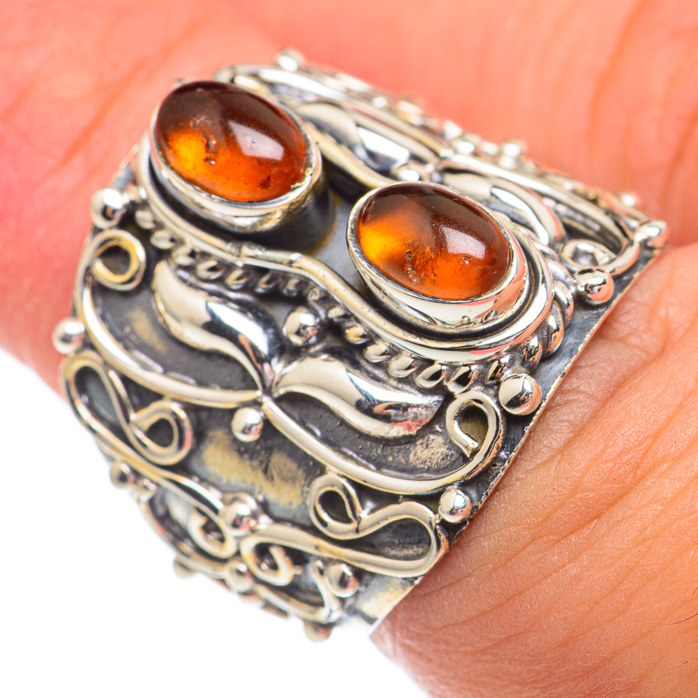 Baltic Amber Rings handcrafted by Anasilvercos - RING68787