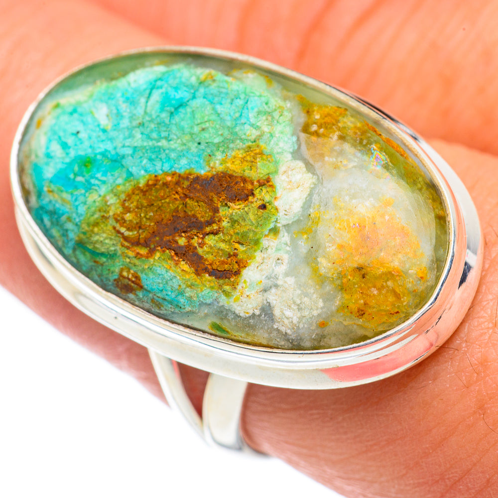Peruvian Opal Rings handcrafted by Anasilvercos - RING68808
