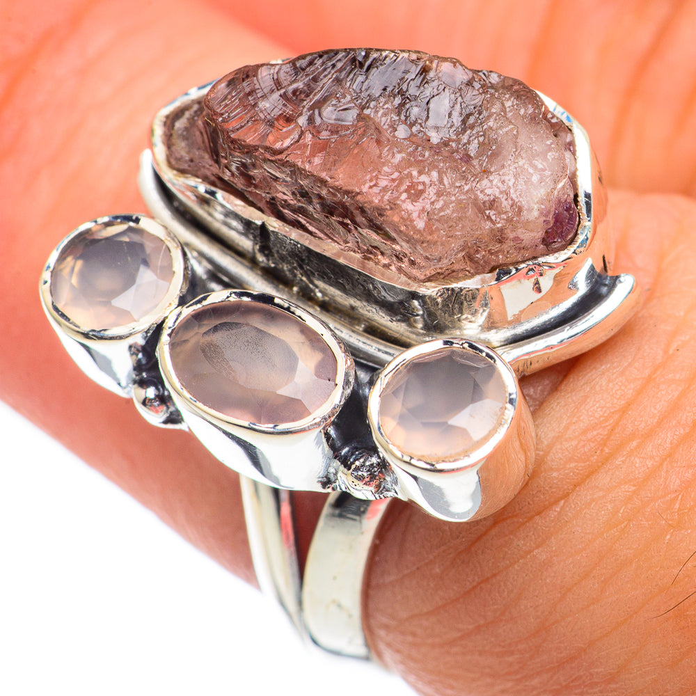 Pink Tourmaline Rings handcrafted by Anasilvercos - RING68854