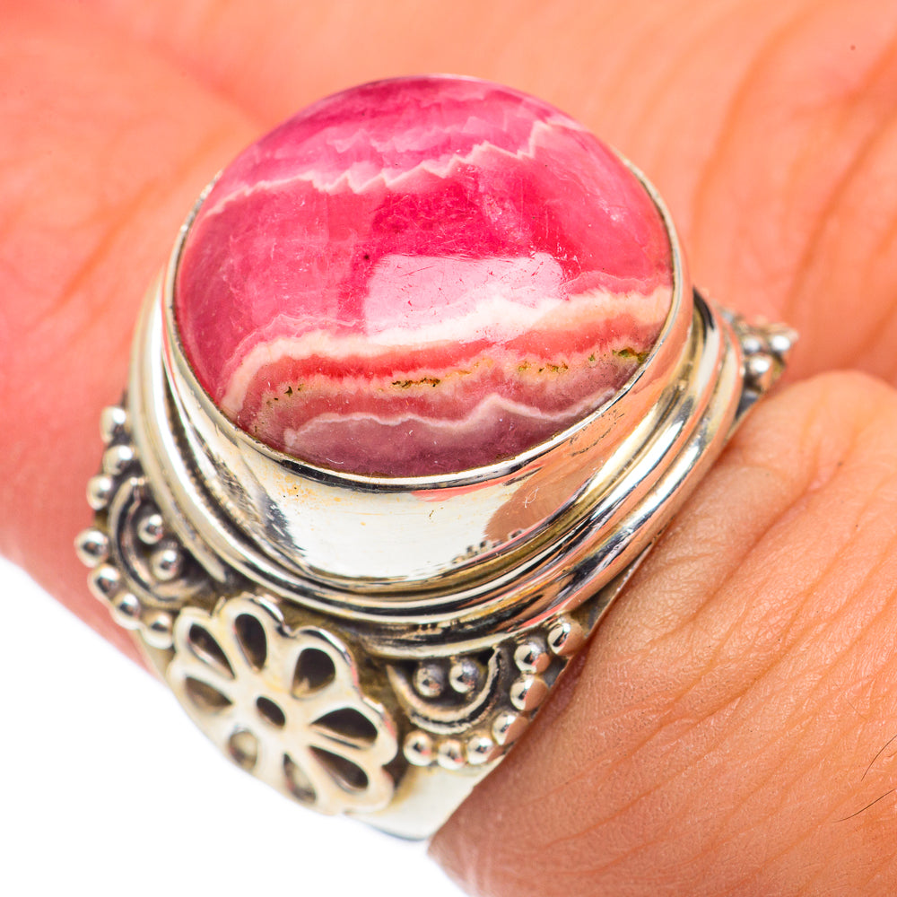 Rhodochrosite Rings handcrafted by Anasilvercos - RING68857