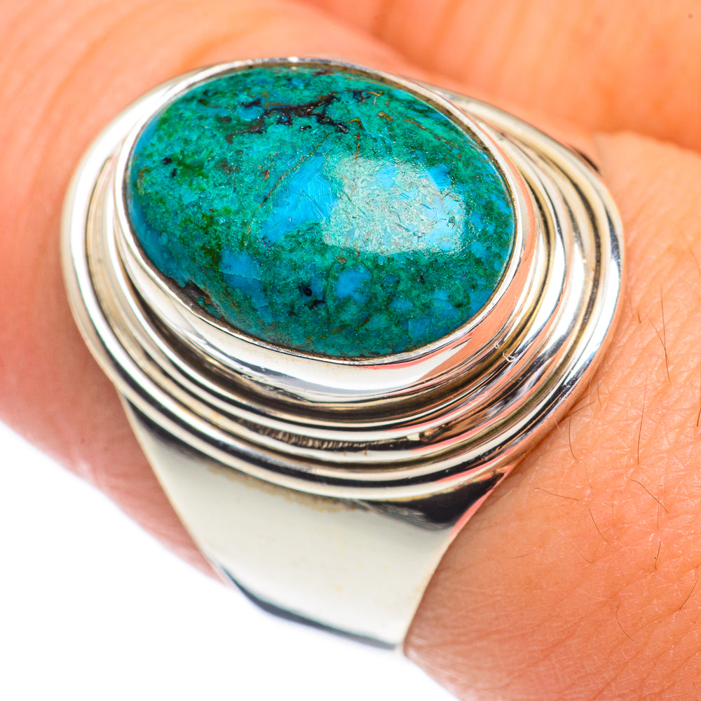 Chrysocolla Rings handcrafted by Anasilvercos - RING68876