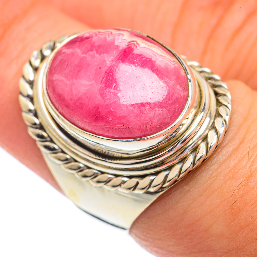 Rhodochrosite Rings handcrafted by Anasilvercos - RING68885