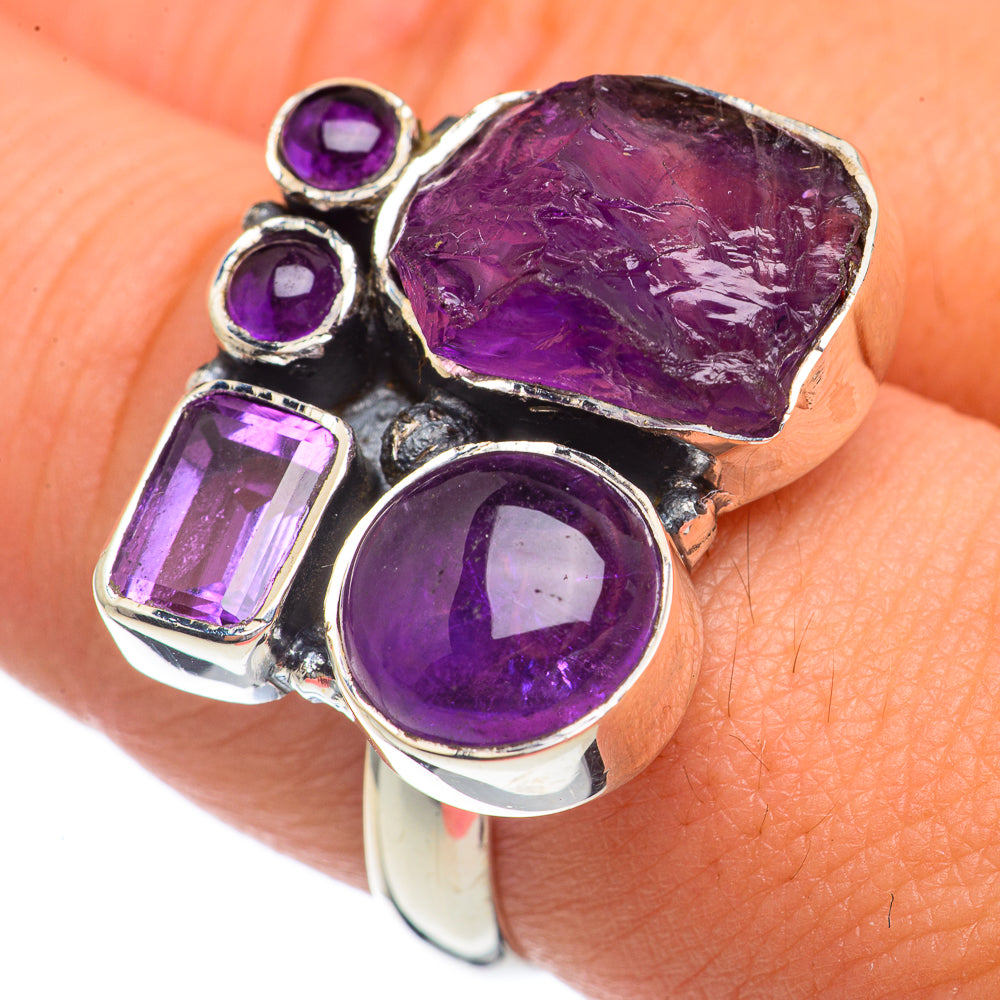Amethyst Rings handcrafted by Anasilvercos - RING68890
