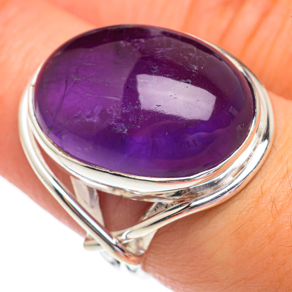 Amethyst Rings handcrafted by Anasilvercos - RING68892