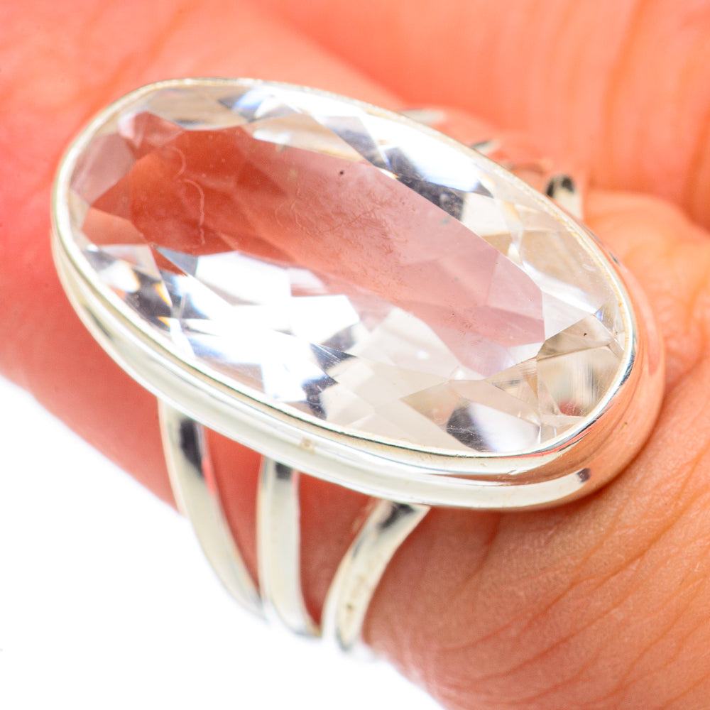 White Quartz Rings handcrafted by Anasilvercos - RING68897