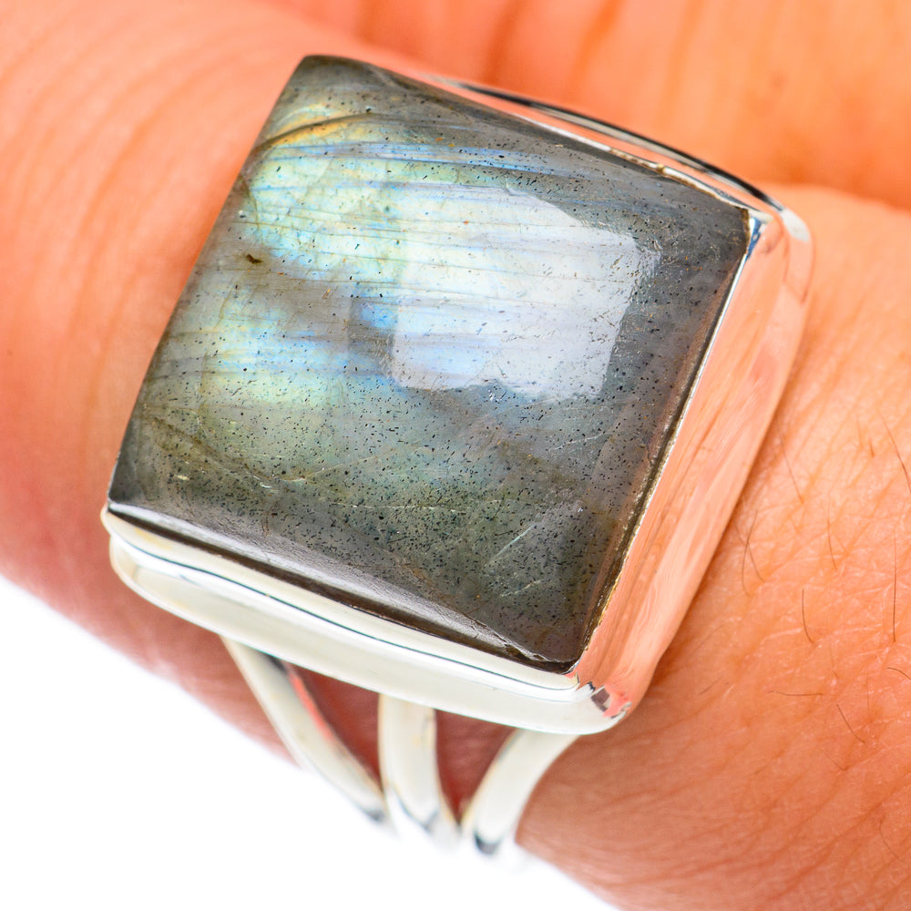 Labradorite Rings handcrafted by Anasilvercos - RING68901
